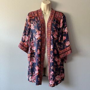 Matilda Jane Olivia Floral Boho Kimono Cardigan Size XS/S
